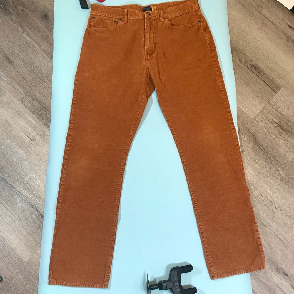 men’s JCrew 770 corduroy jean 32/32 copper 18 wale